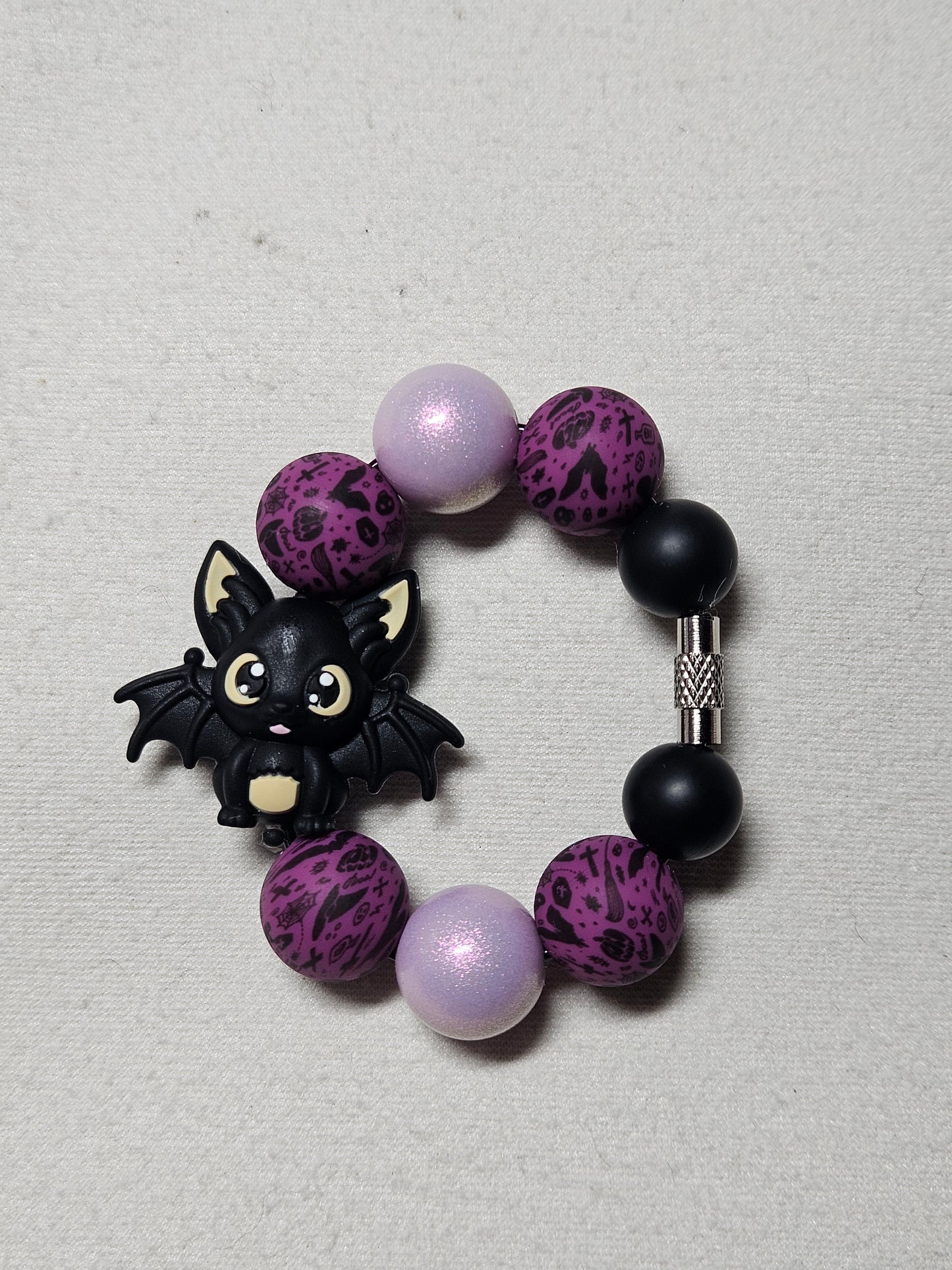 Tumbler 3D bat cup charm