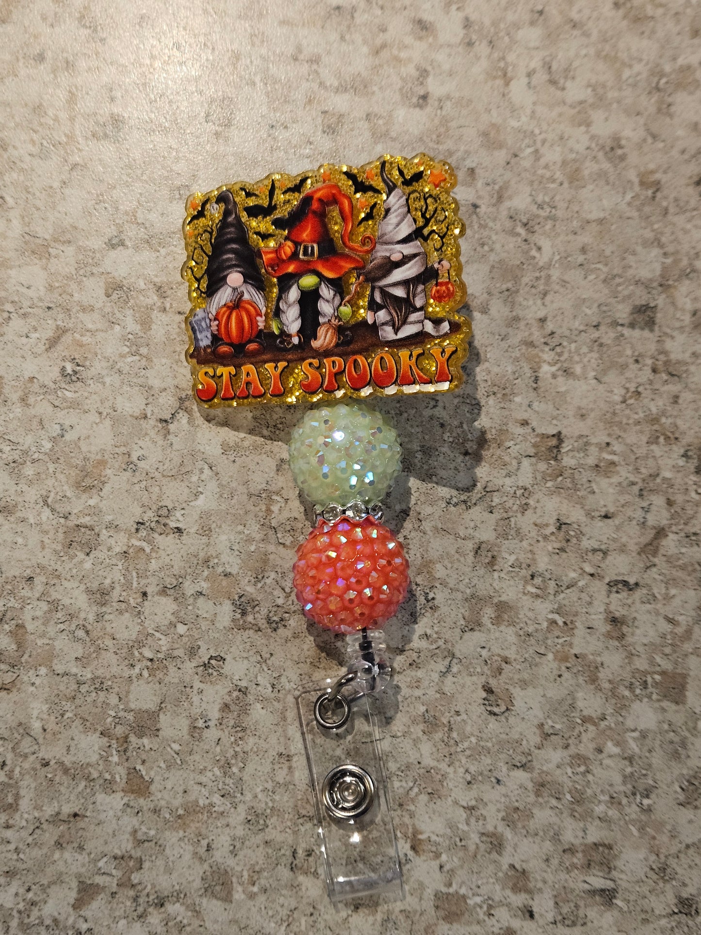 Gnomes spooky badge reel