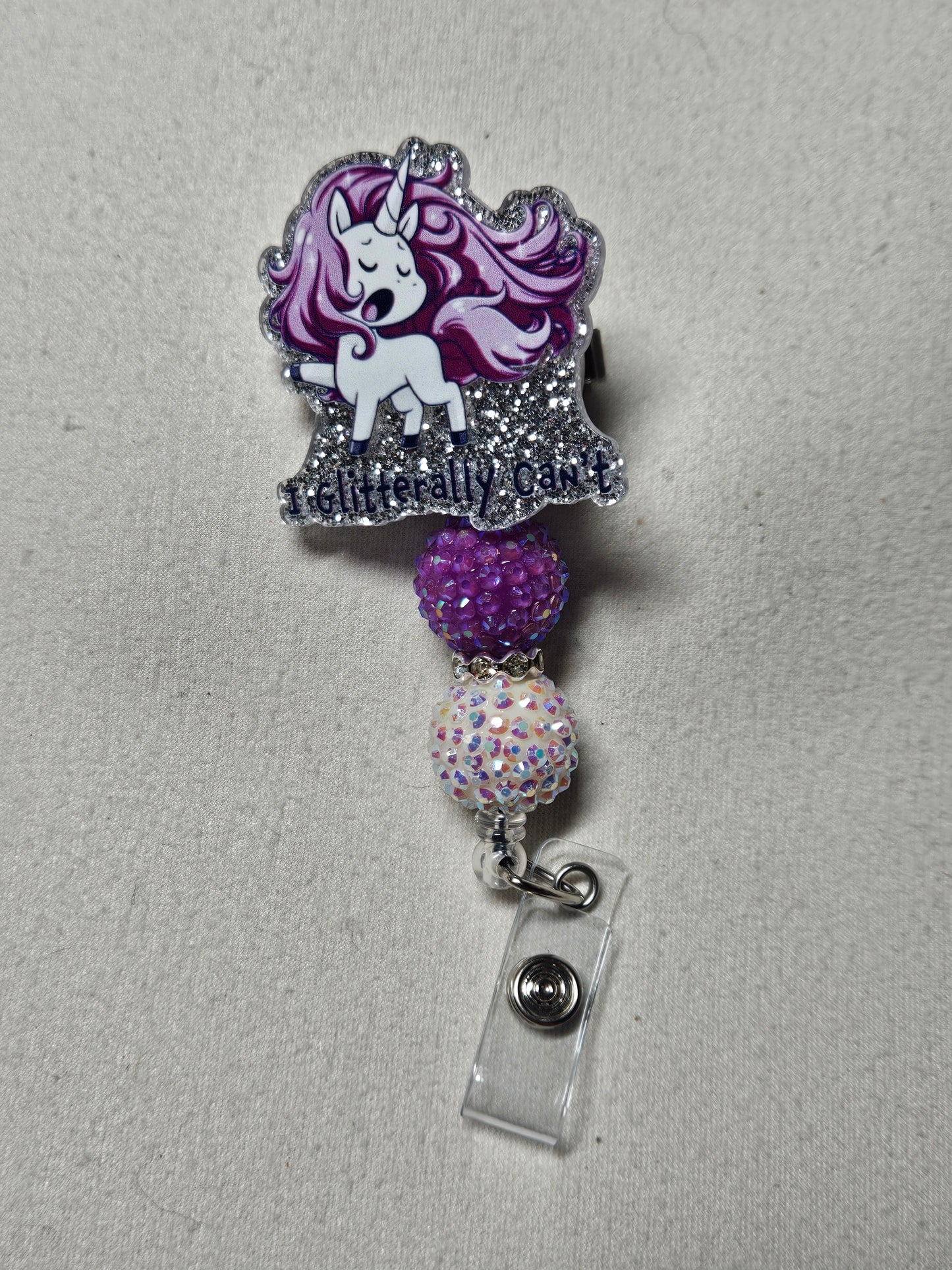 Unicorn badge reel