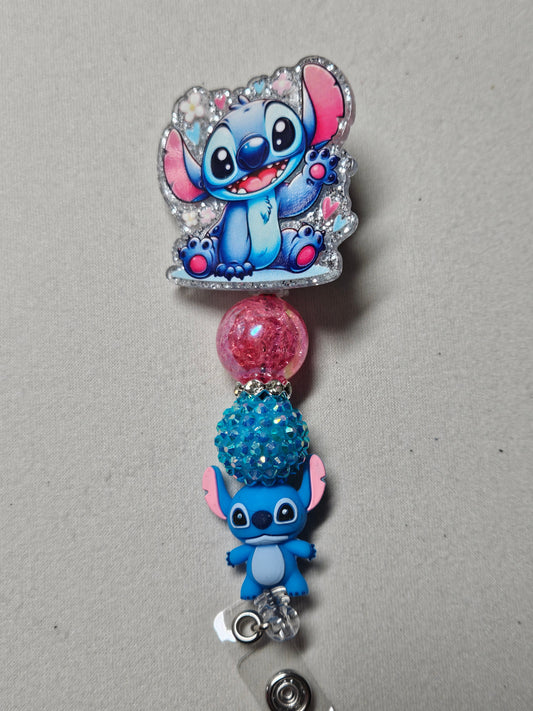 Stitch badge reel