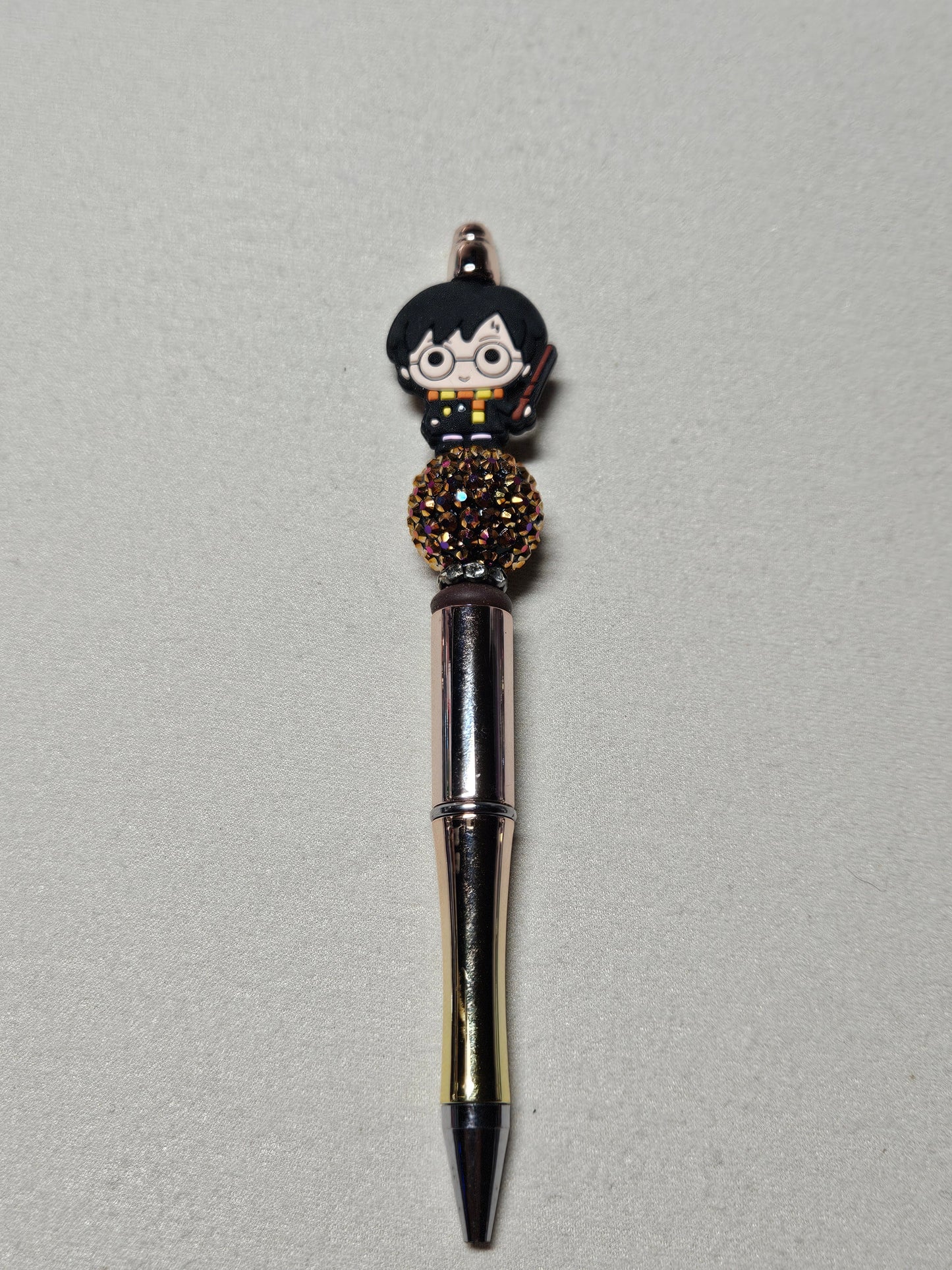 Beaded Harry potter gild plastic pen