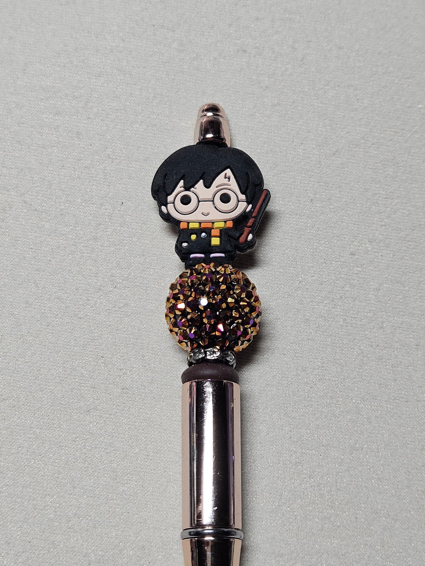 Beaded Harry potter gild plastic pen