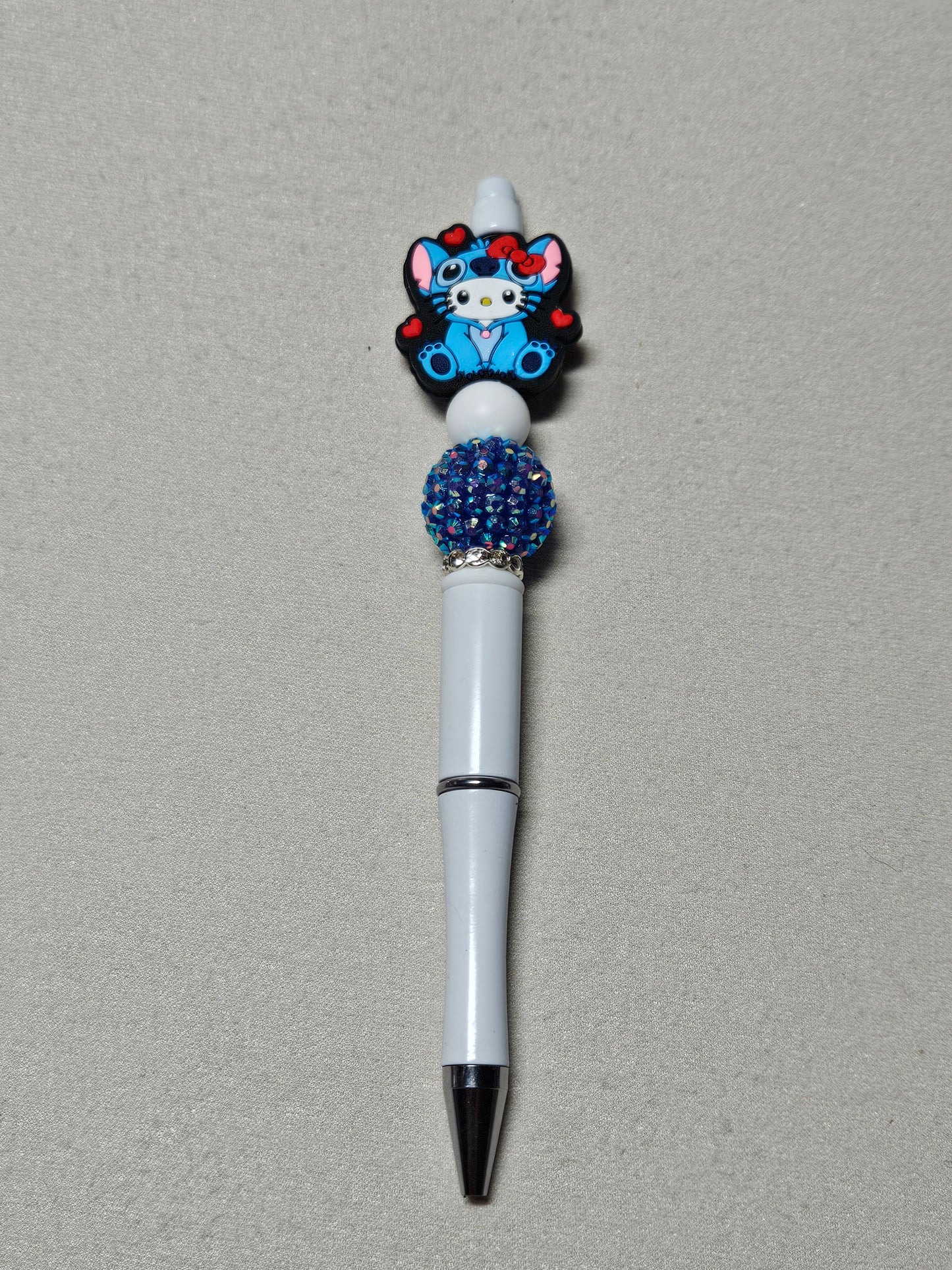 Beaded stitch HK with plastic pen